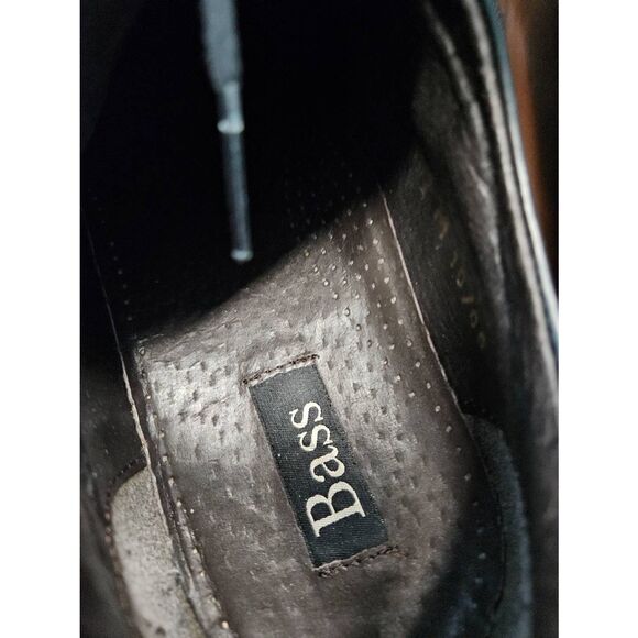 Bass Black Leather Dress Shoes Mens Size 10.5